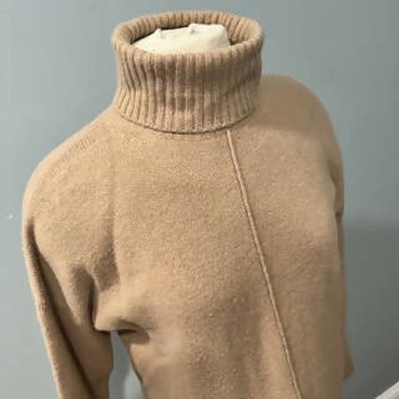 Naadam Cashmere dress Size XL Turtleneck Side Slits - Picture 2 of 7